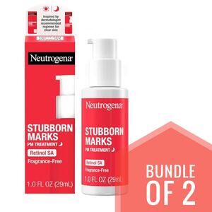 Neutrogena Stubborn Marks PM Treatment with Retinol SA, 1 OZ